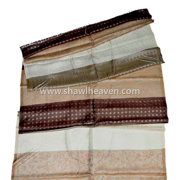 Designer modal jacquard scarves and shawls from India